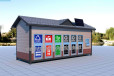 玉林小区垃圾屋多种款式、车站垃圾分类亭支持定制