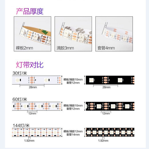 金山防水柔性软LED灯带-灯带批发-联系方式