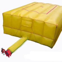 供应4×6×2.5m韩式消防救生气垫配充气风机充气快图片