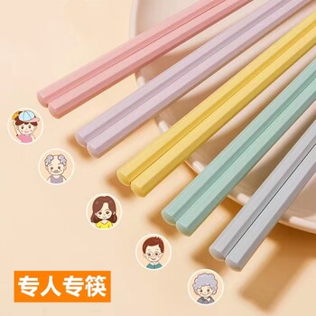 筷專-家馬卡龍六角筷分餐筷代發(fā)一人一筷國風(fēng)合金筷