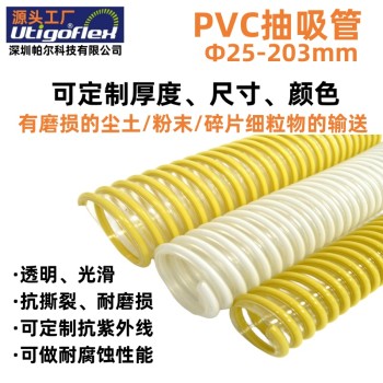 深圳帕尔PVC塑筋软管pvc塑筋螺旋管透明耐磨帕尔pvc软管