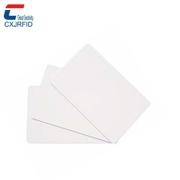 现货PVC新料白卡加膜白卡打印机人像卡塑料健康证白卡PVC卡片