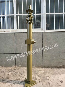 手動升降避雷針輕型雷達通信升降桿監控照明升降立柱