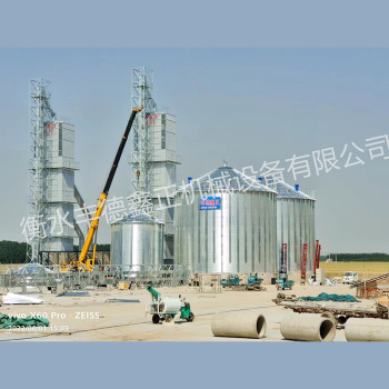 丰德鑫正生产厂家小麦钢板仓圆筒锥底粮仓可定制安装
