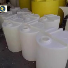 80L塑料平底加药箱计量水桶加厚搅拌水桶