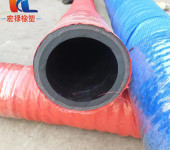 大口径钢丝夹布胶管耐磨输水胶管工业耐油橡胶管