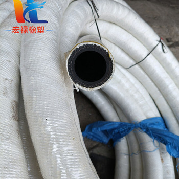 鎧裝耐高溫石棉膠管鋼廠防火阻燃橡膠管低壓夾布膠管