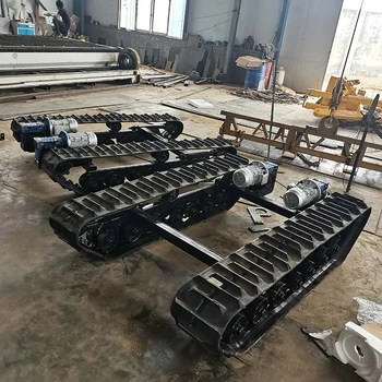 液壓履帶底盤小型履帶橡膠底盤生產(chǎn)