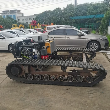 小型金屬履帶底盤6噸履帶車底盤制作