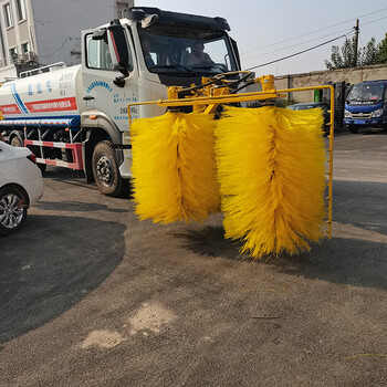 滚刷式围挡冲洗设备道路交通护栏生产厂家现货出售