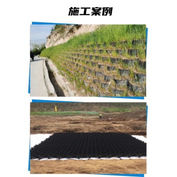东北辽宁土工格室路基修复治理HDPE土工格室边坡绿化矿山复绿