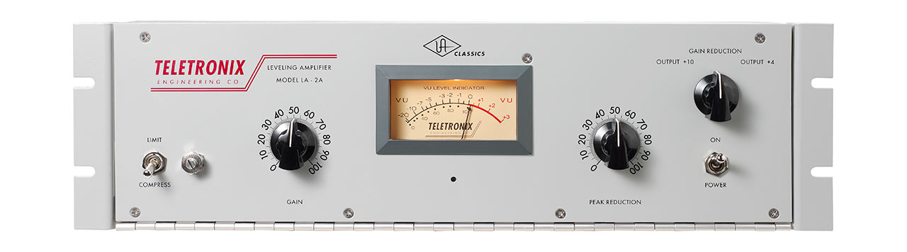 UniversalAudio录音棚LA-2A单通道光学电子管压缩限制器