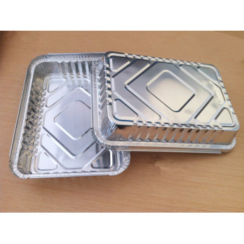 诚润通供应铝箔餐盒打包餐盒定制烤鱼铝箔