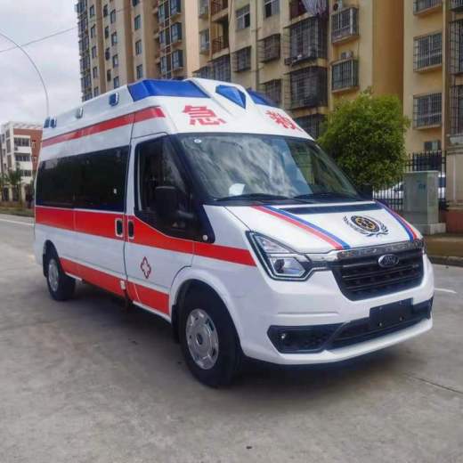 铜川监护转运型救护车-正规救护车出租价格-可24小时预约