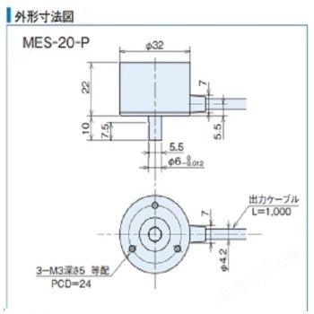 日本MTL小型空心高分辨率增量编码器ME-20P系列