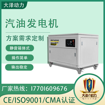 大澤動(dòng)力靜音式30kw汽油發(fā)電機(jī)應(yīng)急設(shè)備TOTO30-V