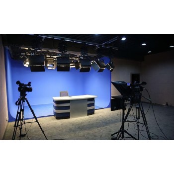 真三维虚拟演播室搭建直播间灯光建设融媒体多功能校园电视台设备