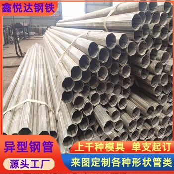 阿勒泰25×45鍍鋅六角管道路燈桿監信號控桿25×45鍍鋅六角管圖片