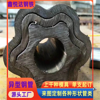 河南打捆機(jī)滾筒管打包機(jī)管厚壁梅花管定做