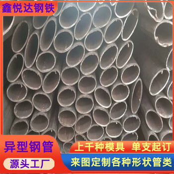 90×150鍍鋅鴨蛋圓管玻璃卡槽用鴨蛋圓鍍鋅管廠商銷售