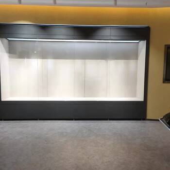 電動平移博物館展示柜-字畫展柜定制工廠-隆城博具