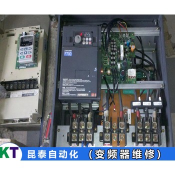 SHINKO变频器上电无显示维修启动跳OC修理概述