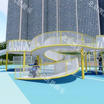 景區(qū)游樂設(shè)施戶外兒童樂園兒童滑梯秋千攀爬網(wǎng)生產(chǎn)廠家