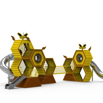 戶外景區(qū)游樂設(shè)備組合滑梯無動力樂園器材廠家