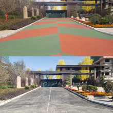 彩色沥青路面的的特点和应用场景图片