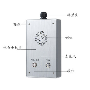 無(wú)塵室電話機(jī)傳遞窗對(duì)講電話雙鍵免提對(duì)講電話