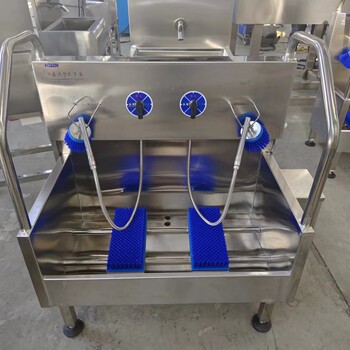 屠宰場手動洗靴機(jī)毛輥洗靴機(jī)肉類分割廠水鞋清洗機(jī)廠家供應(yīng)