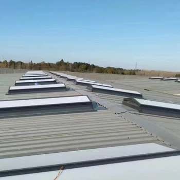 成品氣樓一字型電動(dòng)天窗側(cè)開式通風(fēng)天窗薄型通風(fēng)裝置