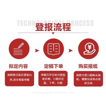 拂曉報公告聲明登報說明
