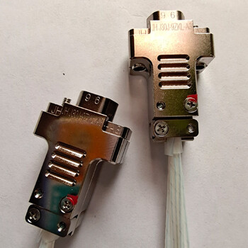 直式孔座J30J-25ZKL-A3帶電纜尾夾連接器錦宏牌