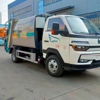 江淮8方壓縮垃圾車東風(fēng)天錦壓縮垃圾車視頻