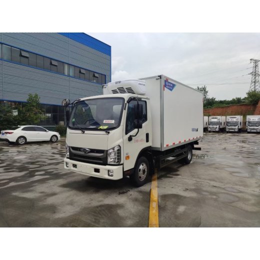 福田冷藏车6.8米jmc冷藏车报价及图片