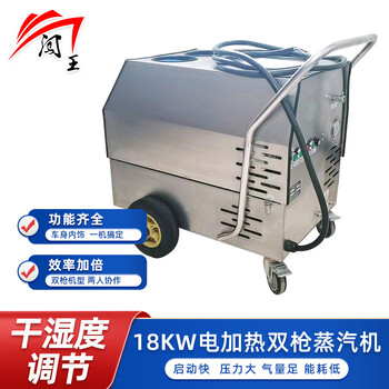 闖王CWD18A門(mén)店型電加熱雙槍蒸汽清洗機(jī)蒸汽洗車(chē)機(jī)設(shè)備