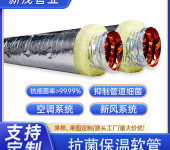 新茂管业PVC软管抗菌保暖PVC复合铝箔抑制细菌消音空调新风软管