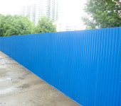 单层铁皮围挡建筑工地隔离防护围蔽0.326彩钢瓦围栏