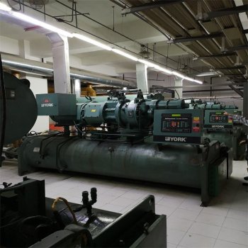 深圳公明三菱中央空调回收-废旧水冷螺杆式制冷机组回收流程