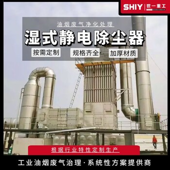 湿式静电除尘器电捕焦油器废气净化设备湿式静电除尘器生产厂家