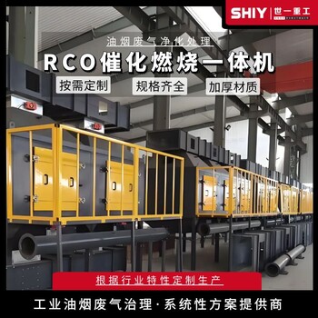 RCO催化燃烧装置定制活性炭吸附脱附一体机工业废气治理成套设备