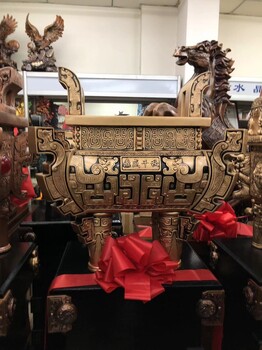 龍年盤龍鼎西安龍鼎落地?cái)[件祝賀開業(yè)新禧紀(jì)念禮品