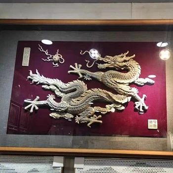 大型古錢幣龍組合掛飾龍騰盛世龍造型壁掛式擺件陜西批發(fā)