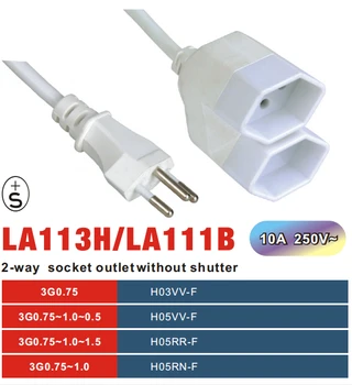 供應(yīng)瑞士插頭電源線H03VV-F/H05VV-F/H05RR-F/H05RN-F10A250V