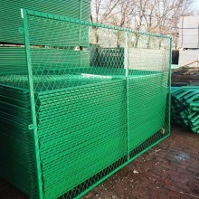框架护栏网车间区域划分网道路隔离网绿色大孔护栏网围墙安全网