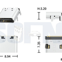 MC-311D数据连接器L7.35*M8.94*H3.2