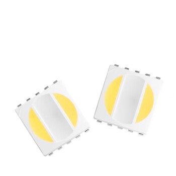 霧狀5050RGBWW五色十腳全彩燈珠0.3W四維明光電