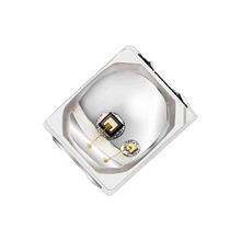 2835凸頭UV紫光模頂燈珠加齊納管370nm固化燈led光源四維明光電