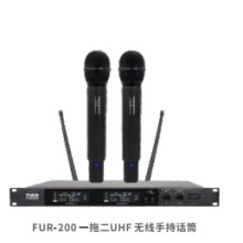 飞达FUR-200一拖四UHF无线手持话筒无线领夹话筒无线头戴话筒